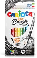 PENNARELLI CARIOCA SUPER BRUSH DA 10 PZ 42937