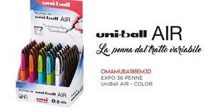 PENNA OSAMA UNIBALL AIR INCH. NERO EXPO DA 36 PZ. MUBA188EM 3D