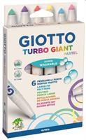 PENNARELLI GIOTTO TURBO GIANT PASTEL DA 6 CF10 431000