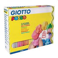 PLASTILINA GIOTTO PONGO 12X450GR COL ASS. 514300
