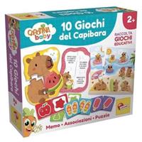 LISCIANI CAROTINA BABY 10 GIOCHI DEL CAPIBARA ETA' 2+ 117772