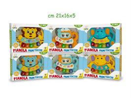 GOGO PIANOLA ANIMALI MUSICALI 3 ASS 21X5X16 TEOREMA 66163