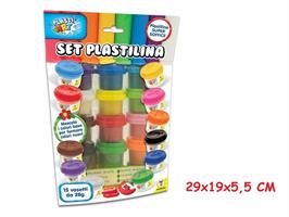 PLASTIART PARTY 15 VASETTI DA 28 GR TEOREMA 74153