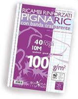 RICAMBI 10MM RINFORZATI 100GR A4 PIGNA 40F CF 20 022223710