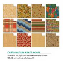 CARTA REGALO NATURA KRAFT AVANA 100X70 SCATOL 100FG N4400GEN 367