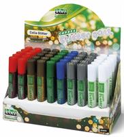 GLITTER COLL LEBEZ 10,5ML EXPO 50PZ COLORI ASS 80856