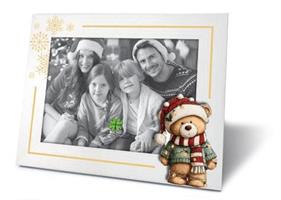 CORNICE NATALE 13X18 STAMPA + TAG ORSETTO MC-2602 103