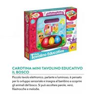 LISCIANI CAROTINA MINI TAVOLO EDUCATIVO IL BOSCO 12M+ 117727