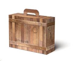 VALIGETTA CARTONE TEAK C/MAN 31X18X10 CF20 M33S/V098