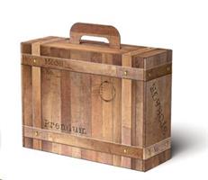 VALIGETTA CARTONE TEAK C/MAN 35X25X10 CF20 M35S/V098