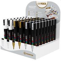 UNIPOSCA ARGENTO ORO E BIANCO EXPO 48PZ PC-5M