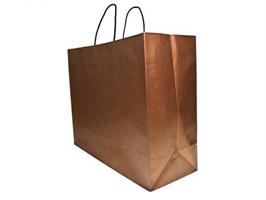 SHOPPERS BRONZO MANICO RITORTO 45X15X33 CF25 SAM8A0119BRONZ