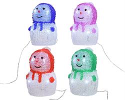 NATALE DECORAZIONI EST.PUPAZZO NEVE LED BATTERIA KAEMING 492206