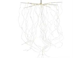 LUCI NATALE EST.MICROLED 320L 80CM CASC.BIAN/CAL KAEMINGK 497053