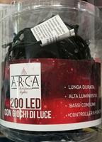 LUCI NATALE LUCCIOLE DA 200 LED BIANCO FREDDO PVC 293978