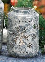 DECORI NATALE LANTERNA P/CANDELA D.13 22H 46881