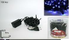 LUCI NATALE MINILUCCIOLE 100LED BLU PVC BOX