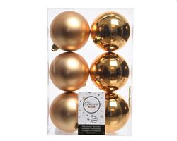 PALLINE BOX 6PZ INFRANG.ORO OTTONATO D.80MM KAEMINGK 022032