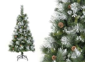 ALBERO DI NATALE DOLOMITI FLOCCATO 240CM