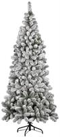 ALBERO DI NATALE KENYA 180 CM FLOCCATO KENIAFLOCK180