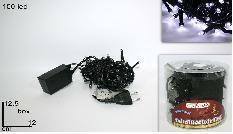 LUCI NATALE MINILUCCIOLE 100 LED LUCI BIANCA PVC BOX