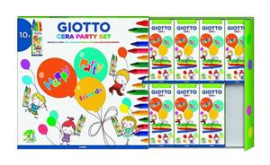 PASTELLI GIOTTO CERA DA 10 PARTY SET 311000