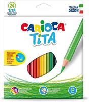 PASTELLI CARIOCA LEGNO TITA MINA 3MM DA 24 CF6 42794 0219