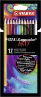 PASTELLI STABILO AQUACOLOR ARTY LINE 12COL ASS 1612/1-20 0372