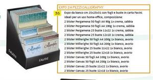 CARTA PERGAMENATA CALLIGRAPHY FOGLI+BUSTE DA 24PZ FAVINI G99X023