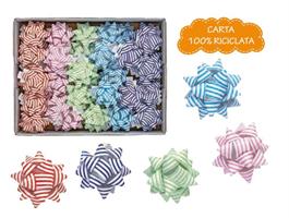 COCCARDA 20MM RIGHE CARTA ASSORTITO 36PZ 024667-97