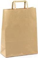 SHOPPERS MANICO PIATTO KRAFT AVANA BIO 26X11X35 CF25 031304