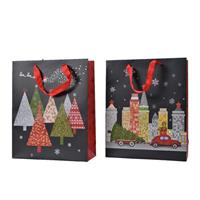 SHOPPERS FANTASIA NATALE MANICO CORDONCINO 16X42X48 451709 KAEM