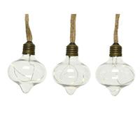 LUCI NATALE INT.MICRO LED CORDA CANAPA BIANCO C. KAEMINGK 480354