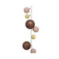 LUCI NATALE INT.LED SFERE 20L 95CM BIANCO CALDO KAEMINGK 483909