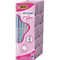 PENNA BIC CRISTAL FOR HER NERO CF20