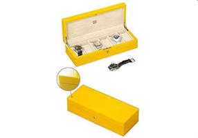 PORTA OROLOGI 6 POSTI LACCATO DAL NEGRO 002540