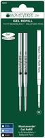 REFIL CAIMI MONTBLANC NERO SFERA MEDIO GEL DA 2 PZ M432BK