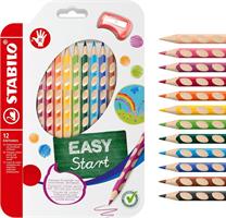 PASTELLI STABILO DA 12PZ DESTRORSI EASY COLORS +TEMP 332/12 0369