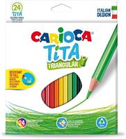 PASTELLI CARIOCA TITA TRIANGOLARE DA 24 42787