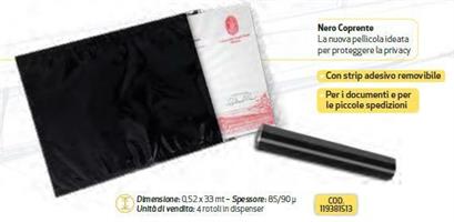 SPEEDYCOVER ROTOTO GIFT NERO 0,52X33 PER ELETTRA 119381513