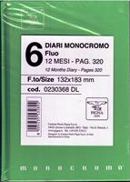 DIARIO PIGNA MONOCROMO FLUO 12 MESI 320PG 0230368