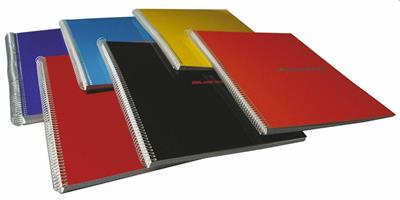 QUADERNO SPIRALATO 128 PAG 1R COPERTINA CARTONE ASS. STD998-R