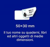 COLIBRI' ETICHETTE ROTOLO 50X30 RIMOVIBILI DA 250PZ LB001