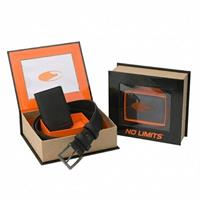 MONDIALPEL CINTURA + PORTACARTE NO LIMITS UOMO COF. REG. NL-13