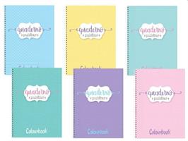 COLORBOOK MAXI SPIRALATO 5MM PASTELLOSO PPL C/F 80FG 19211-20211