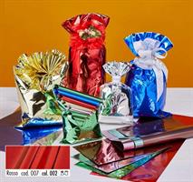 BUSTE REGALO 35X50 ROSSO METALLIZZATE CF50 X007002355000