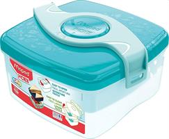 PORTA VIVANDE A SCOMPARTI BOX TURCHESE MAPED 870102