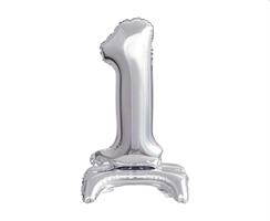 PALLONCINI N.1 COLORE ARGENTO 38CM BC-ATS1