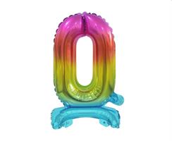 PALLONCINI N.0 COLORE ARCOBALENO 38CM BC-ATT0