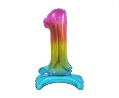 PALLONCINI N.1 COLORE ARCOBALENO 38CM BC-ATT1